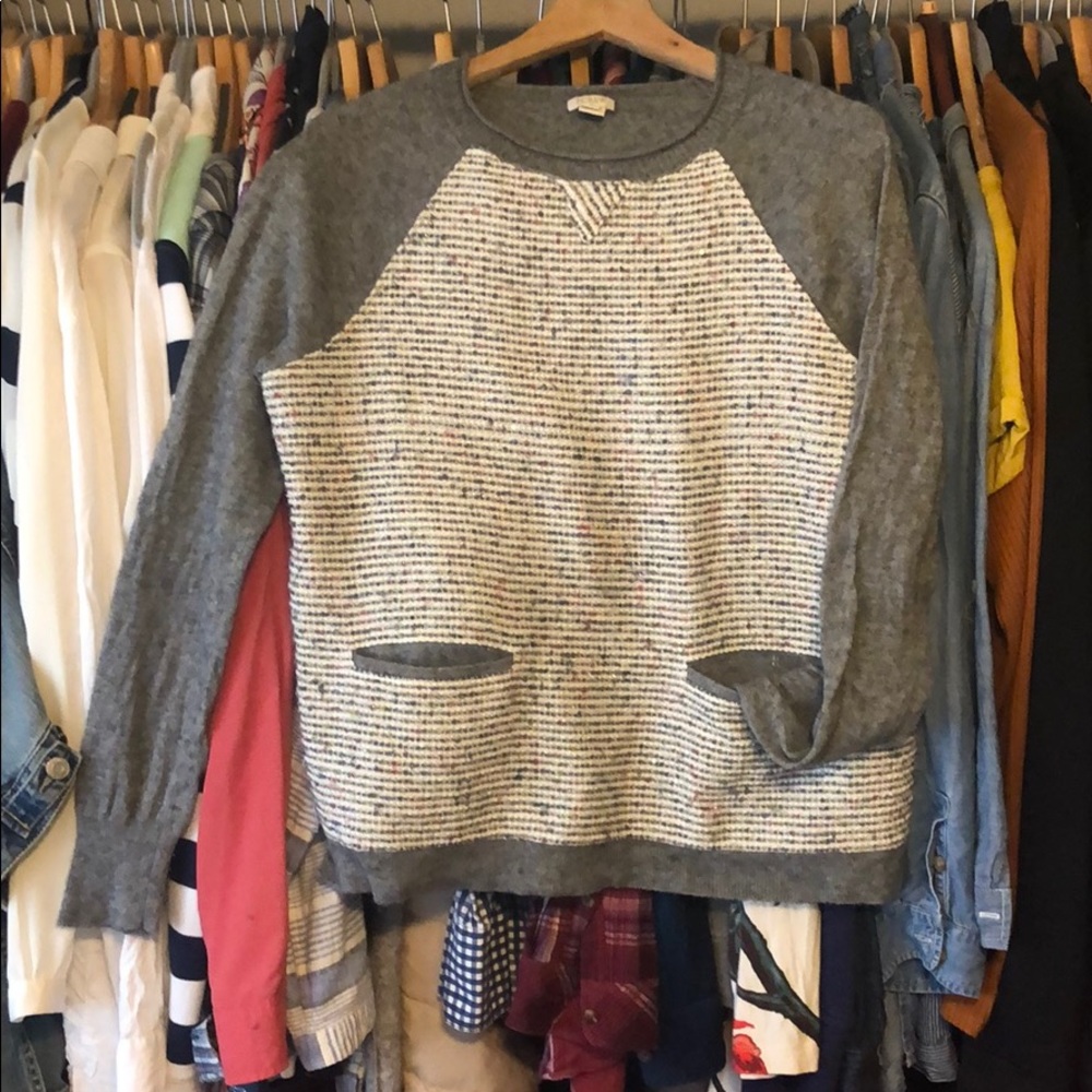 J Crew multi color sweater